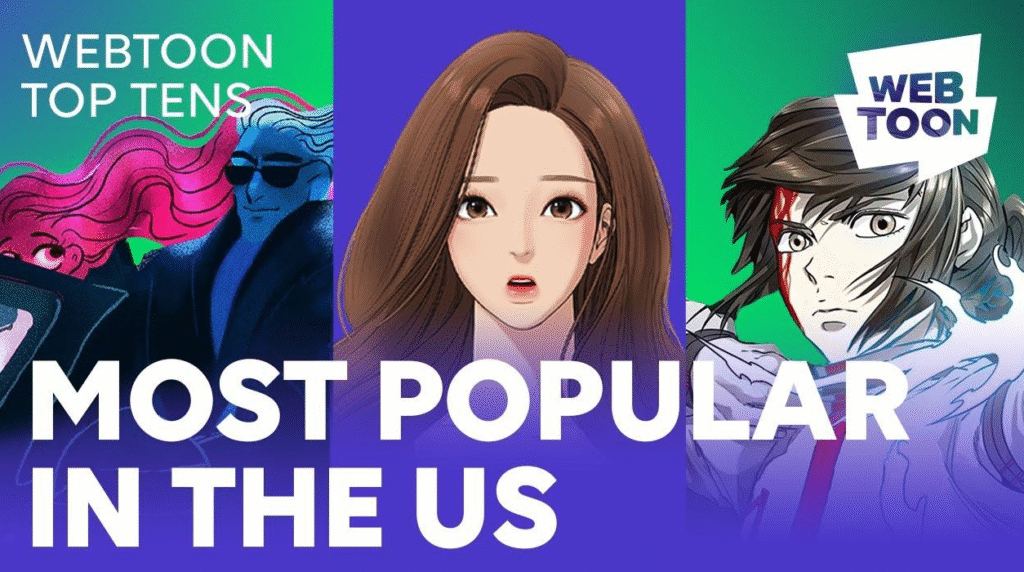 무료 웹툰 사이트 추천 TOP10 이미지